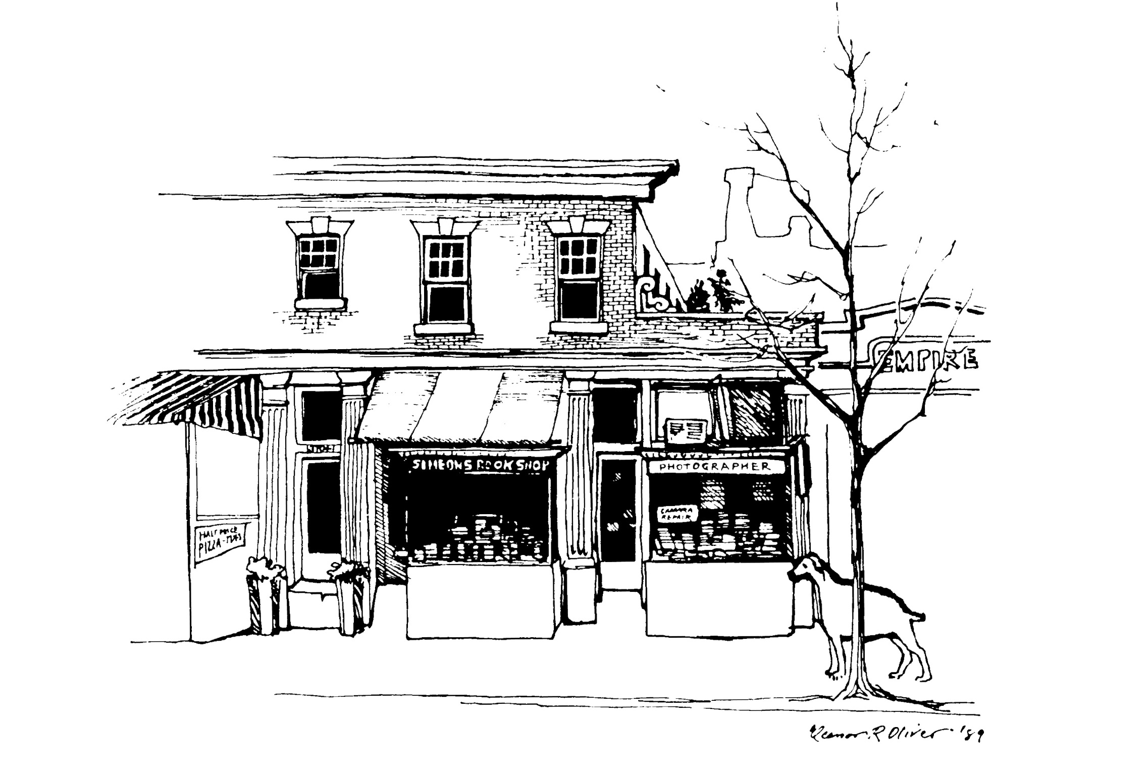 Historic Cleveland Park street scene
